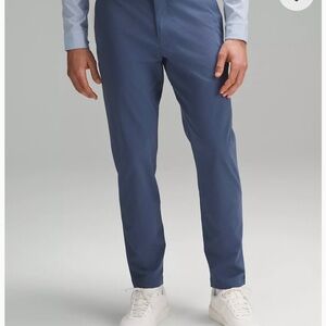 Lululemon ABC Pant Slim Utilitech in River Blue Size 34